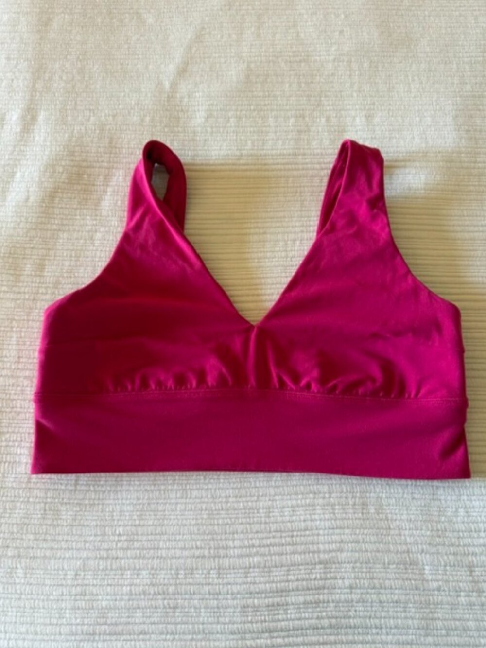 Lululemon Fuchsia Low Impact Yoga Sports Bra Size 12
